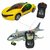 New Pinch Combo of Remote Control 3D Lighting Racing Car yellow with 2 Functions  Remote Control Plane(Running not Fly)