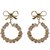 Kiyara Accessories Fashion Jewellery Glass Cut  Elements Crystal Hoop Earrings for Women and Girls