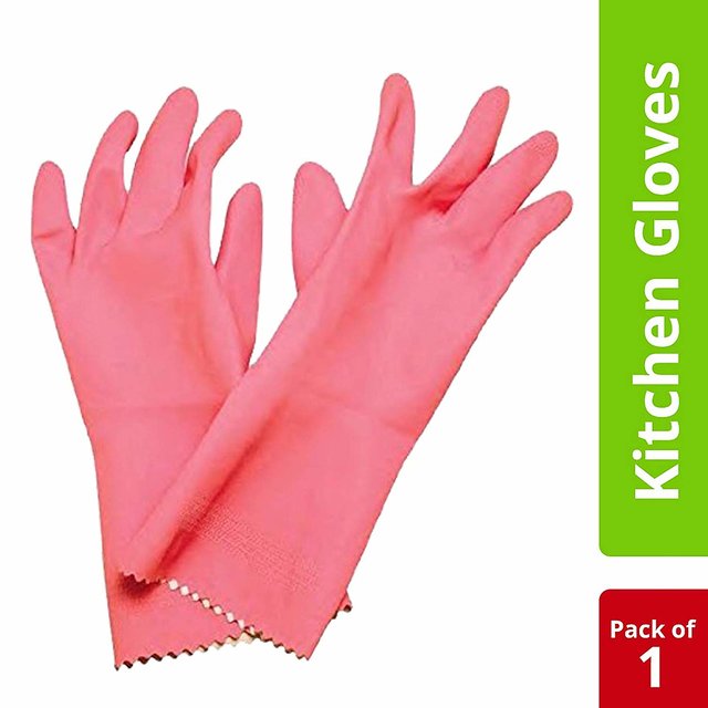 Cleaning Gloves Reusable Rubber Hand 
