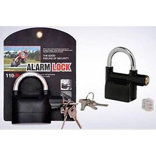 Anti Theft Alarm Lock Motion Sensor Lock Security Waterproof Padlock Bike Lock