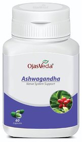 Ojasveda's Ashwagandha capsules (Nerve System Support)