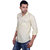 La Milano Men's Solid Cotton Casual Shirt