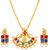 Asmitta Jewellery Women Gold Plated Pendant Set