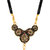Asmitta Traditional Oxidised Gold Plated Opera Style Lct Stone Mangalsutra For Women