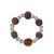 Sphatik Beads  Rudraksh Rudraksha 2 3 4 5 6 7 Mukhi Beads Wrist Band Bracelet for Men and Women by REBUY