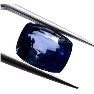                       Natural Blue Sapphireneelam Stone 9.25 Ratti Certified Gemstone B                                              
