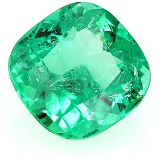                       5.25 carat green Emerald stone natural panna lab certified  original gemstone by Ceylonmine                                              