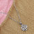 Eye-Catching Silver Round Hollow Wish Tree Pendent Neckless The Tree Of Life With Flat Cable 92 Inch Chain