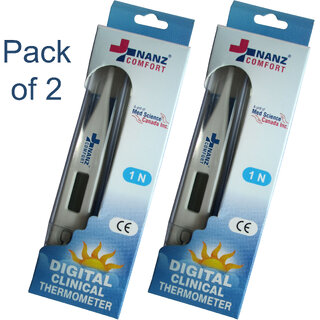 Digital Clinical Thermometer (Pack of 2)