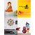 EJA Art Combo of 4 Wall Sticker Yogi Buddha-(90 X 60 Cms)|Cute Bal Krishna Makhan Chor-(60 X 40 Cms)|Adiyogi-(50 X 118 Cms)|Designer Om-(50 X 50 Cms)-Matrial Vinyl