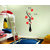 EJA Art Combo of 4 Vinyl Wall Sticker Free Bird Case-(150 X 115 Cms)|Flower Vase Red-(60 X 134 Cms)|Flamingos And Bamboo-(150 X 125 Cms)|Modern Peacock-(90 X 75 Cms) 