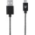 ARU ARC-33 Plus 2.4 Amp Nylon Breaded Type-C Charge  Sync Cable- Black  White