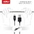 ARU ARC-33 Plus 2.4 Amp Nylon Breaded Type-C Charge  Sync Cable- Black  White