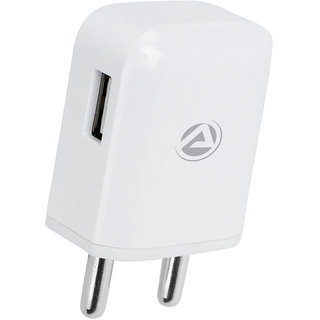                       ARU ARQ-20 Quick Charge QC 2.0 Fast Charger With Charge  Sync USB Cable- White                                              