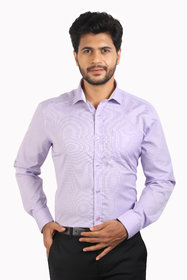 Corporate Club Formal Office Wear Purple (V-11A Checks) Shirt for Mens