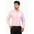 Corporate Club Formal Office Wear Pink Dobbys Plain for Mens (NE714)