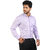 Corporate Club Formal Office Wear Purple (V-11A Checks) Shirt for Mens