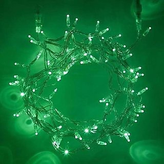 HFK 5 mtr. Pack of 2 Green Diwali Rise Light Jhalar HFK 5 mtr. Pack of 2 Green Diwali Rise Light Jhalar