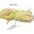 HFK 5 mtr. Pack of 2 Yellow Diwali Rise Light Jhalar