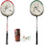 Hipkoo Toofani 007 Wide Body Rackets With Feather Shuttlecock (3 pcs) Free Bag Inside