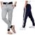 Stylatract Pack Of 2 Pcs  Black/Grey Track pant for Men