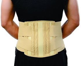 SAFE CARE Lumbar Lower Back Brace Support Belt Double Adjustable