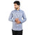Corporate Club Formal Office Wear Blue (Plain) Shirt for Mens