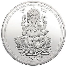 CEYLONMINE 20 gram Silver Ganesh Coin
