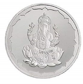 CEYLONMINE 20 gram Silver Ganesh Coin