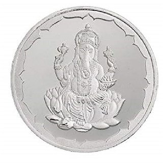                       CEYLONMINE 20 gram Silver Ganesh Coin                                              