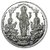 CEYLONMINE 20 gram Silver Ganesh  Laxmi Ji Coin