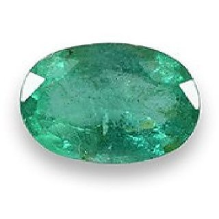                       CEYLONMINE - Original Green Emerald 8 Carat Gemstone Certified  Unheated Panna Gemstone For Men  women                                              