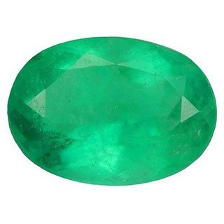                       Natural  Emerald Stone 5.25 Carat Precious Panna  Gemstone Certified  Unheated Panna Gemstone For Unisex By CEYLONMINE                                              