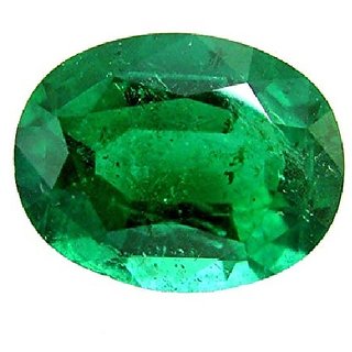                      4.25 Carat Natural Green Emerald/Panna Loose Gemstone GIA Colambian Emerald  For Unisex BY CEYLONMINE                                              