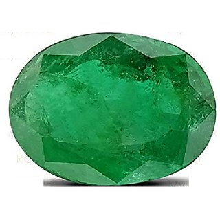                       7.25 Ratti Natural Green Emerald/Panna Loose Gemstone Unheated  Untreated  IGI Colambian Emerald  For Unisex BY CEYLONMINE                                              
