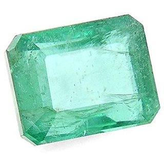                       CEYLONMINE- Natural green panna gemstone lab certified  effective good quality  3.25 carat emerald gemstone for men  women                                              