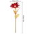 Eastern Club Gold Plated Golden  Red Rose Showpieces  Utility Decoratives ( 1 Pc )