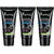 KAZIMA Activated CHARCOAL Face Wash With Green Tea ( 3PCS of 100 ML)-For For Anti Pollution, ANTI AGING  Anti Acne Pimp