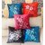 Digitally Printed Decorative and Designer Square Velvet Cushion Covers - Set of 5, (16 X 16) Multi