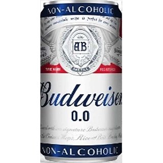                       Budweiser Non Alcoholic Beer tin Pack of 6                                              