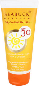 SEABUCK ESSENCE UV Rays- Sun Block  SPF30 Lotion (100 ml)