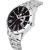Espoir Analogue Stainless Steel Black Dial Day and Date Boy's and Men's Watch - BlackRaySam0507