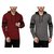 Combo of 2 Stylatract Multicolor Hooded T-Shirts For Men (0216)