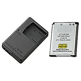 Buy Stookin Compatible EN-EL19 Battery MH-66 Charger For Nikon Coolpix  S2500 S3100 Online @ ₹1345 from ShopClues