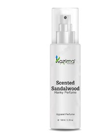 KAZIMA Scented Sandalwood Hanky Spray Perfume For Men, Women 100ML - (Free From Gas)