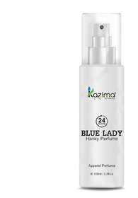 KAZIMA 24h Blue Lady Hanky Spray Perfume For Women 100ML - (Free From Gas)