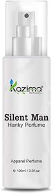 KAZIMA Silent Man Hanky Spray Perfume For Men, Women 100ML - (Free From Gas)