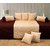 KS21 Homes Velvet Brown  Diwan Set 8 Pcs (Content 1 Single Bed Sheet, 5 Cushion Cover, 2 Bolster, Total - 8 Pcs Set)