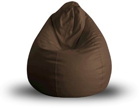 Home Story Classic Bean Bag XL Size Brown Cover Only