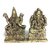 G-MART India Hindu Lord Ganesha Lakshmi Idol Brass Pair of Laxmi Ganesh Statue with 4 Turtle to Blessing God Goddess Fi